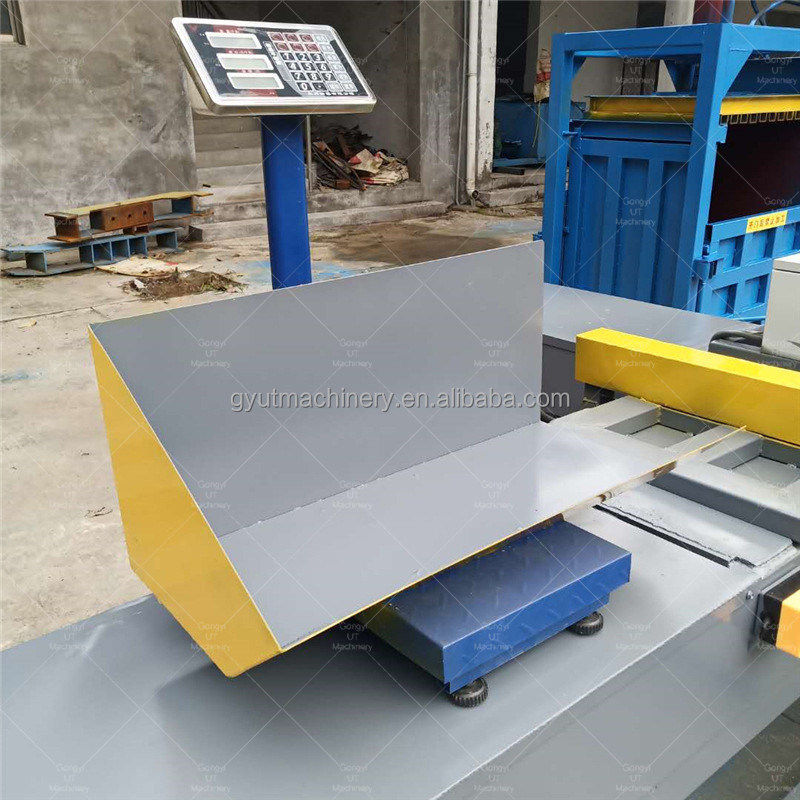 Hydraulische Baumwollballer-Textilgewebe-Balle-Pressenmaschine mit 380*150*70 mm-Bale-Größe