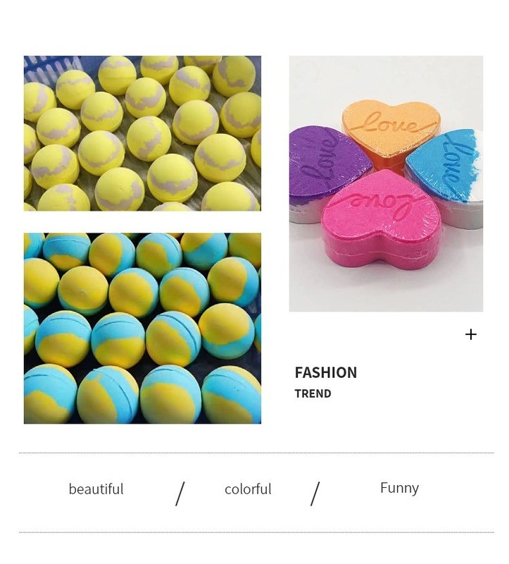 Halbautomatische 40mm-Bombe in Herzform, Salzpressmaschine für das Hotel Spa