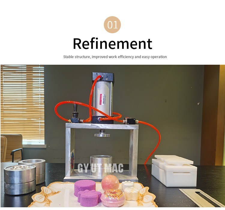 Hydraulische Bubble Bath Fizzy Press Maschine für hohe Produktivität und kundenspezifische Formen