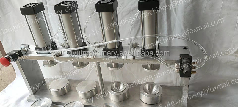 Bubble Bath Salzkugel Pressmaschine für handgefertigte Badebomben ISO zertifiziert Ankunft in Russland