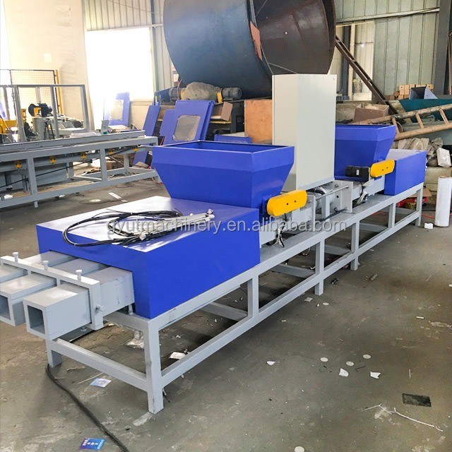 2024 Holzsäge-Palettenfuß-Blockmaschine Einfach zu bedienen Holzblockpressmaschine