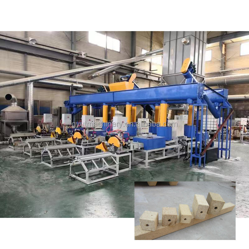 15 kW automatische Holzblock-Palettenfußmachine für die Euro-Palettenproduktion