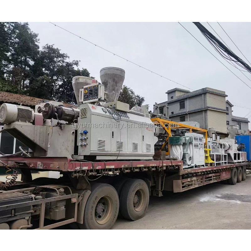 65/132 Zweikonnige Rohrmachmaschine Zweithand 20mx2,5mx2,2m zur Kunststoffverarbeitung