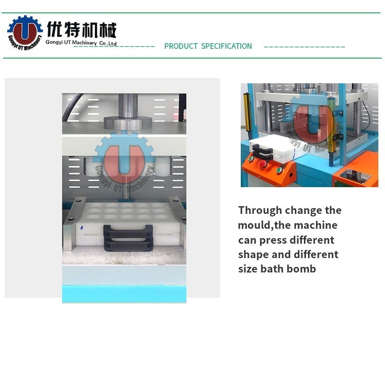 Custom Shape Organic Fizzy Spa Badkugel Körper OEM Badbomben Presser Maschine für Bad