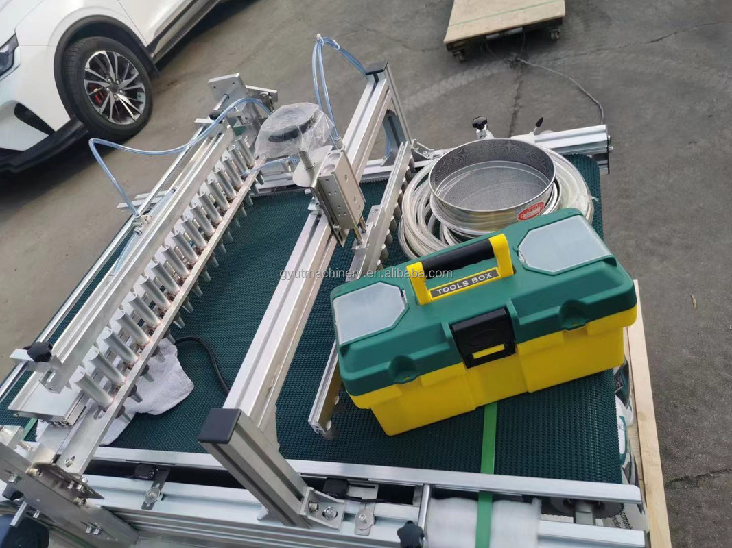 9 Zeilen Gute wirtschaftliche Vorteile Reisschulen Saatmaschine Saatgut Scheiben Automatische Saatgut Transplanter