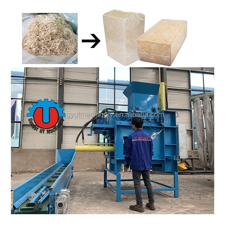 1000g pro Beutel Presser Baler Holz Sägemehl Funktion Holzhaarmaschine für kleine Tierbetten