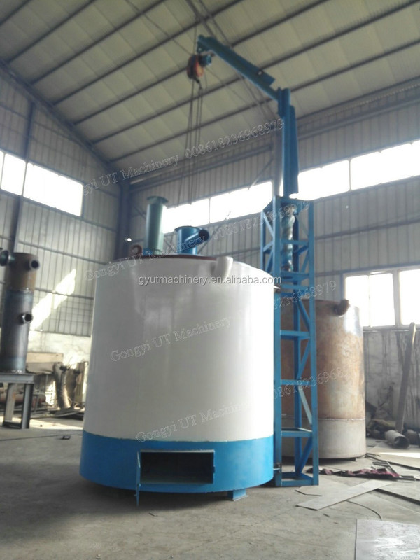 15kw Multi-Funktion Biokohlenstoff-Karbonierungsofen zur Herstellung von BBQ-Kohle mit Holzblöcken