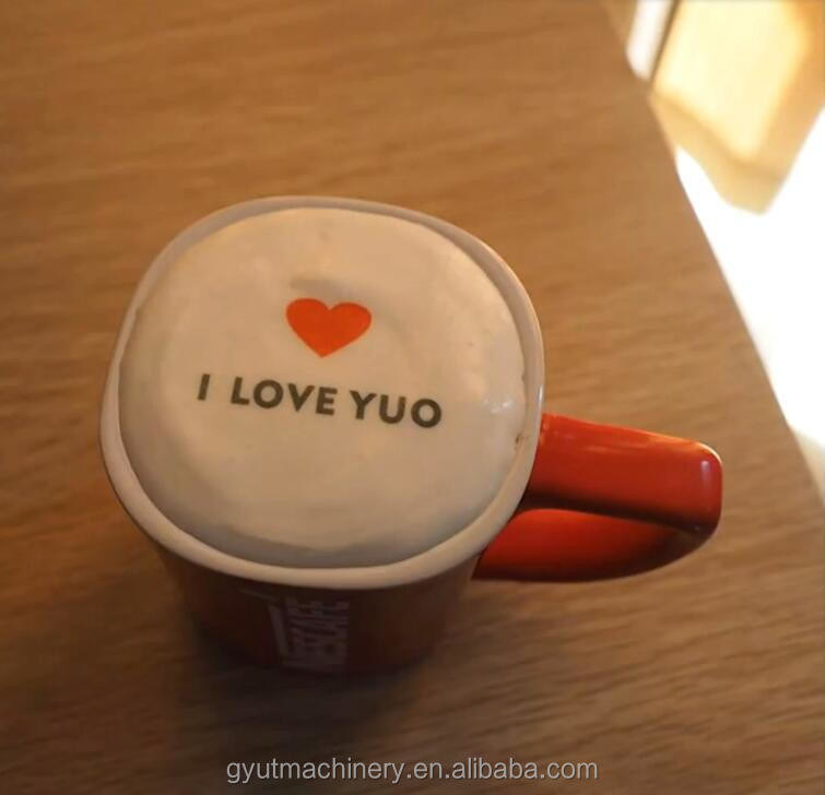 3D-Kaffee-Drucker mit höhenverstellbarem Druckkopf HP 803 und kostenlosem Speisefarbengeschenk