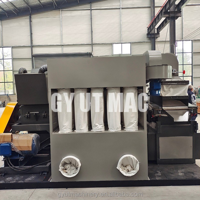 Schrottkabelbrüchiger Kupferdrahtgranulator-Separator-Recyclingmaschinenlinie für 2000L/h