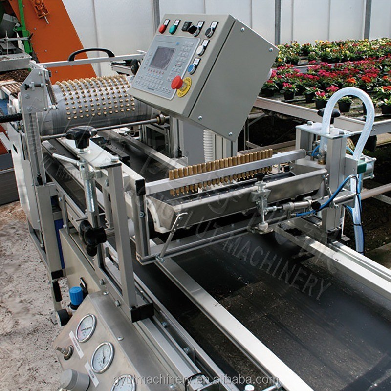 Hochgenauigkeit der Aussaat Automatische Auberginen Salat Gurken Samenfächer Pflanzmaschine für Sämlinge Transplantation