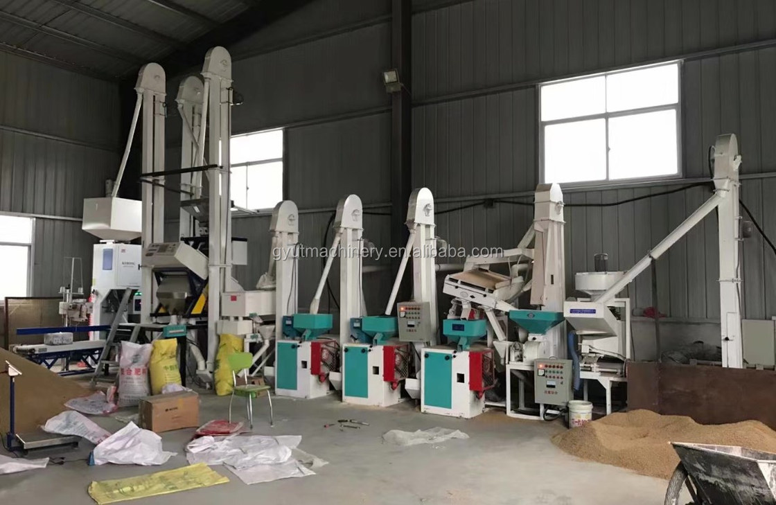 1 Tonne pro Stunde Millet-Mühle Maschine 1150kg Emery Roller Reis Millet-Whitener für zu Hause