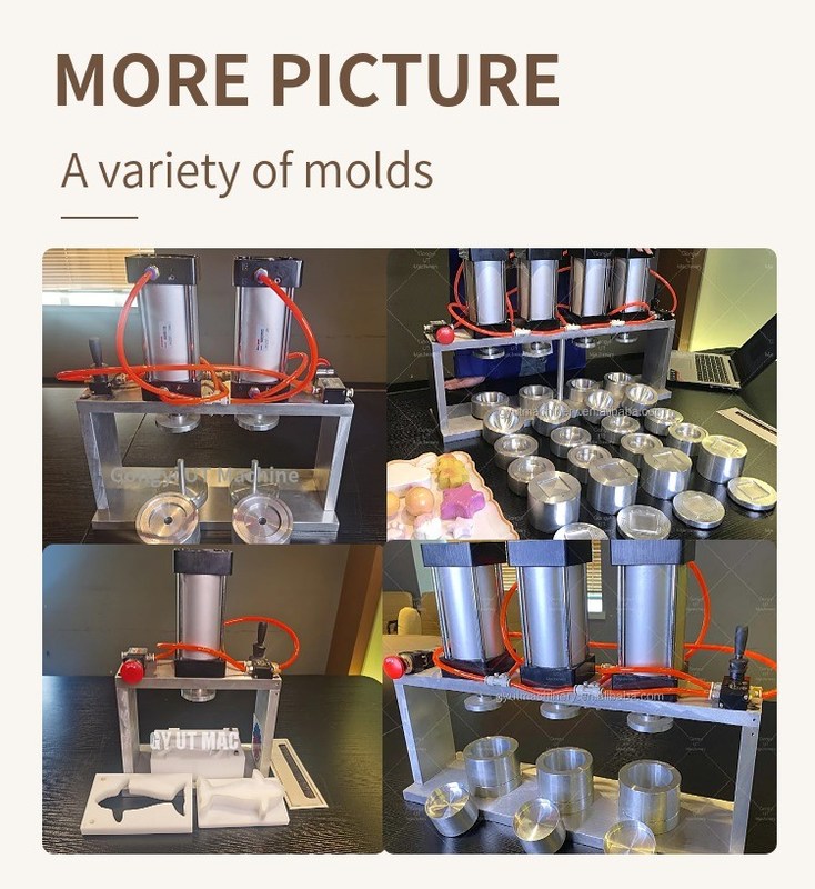 Kaninchenpilzherstellung Badebombenpresse Versorgung mit Shampoo Druckbehälter