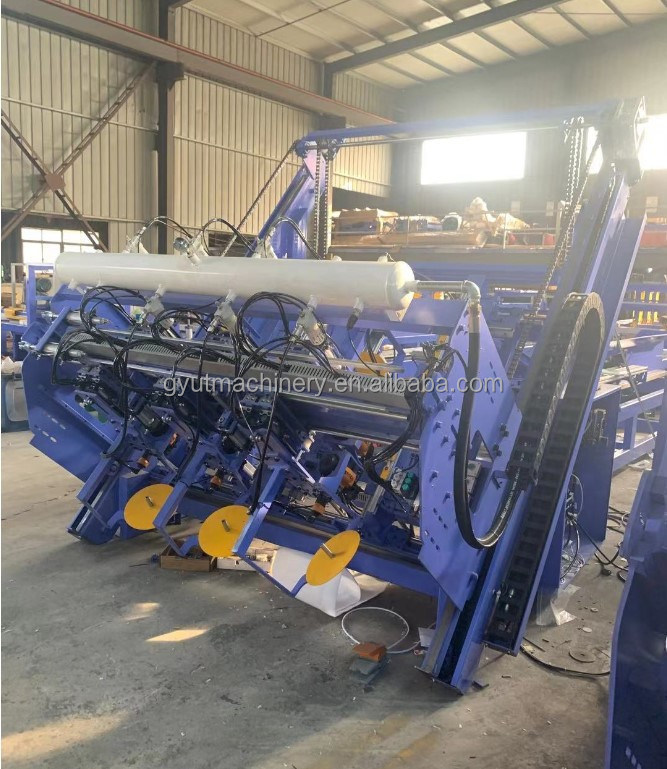 Maschine zur Herstellung von Palettenbeinen aus Druckholz