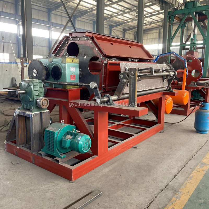 Konstruktion einer automatischen Druckmaschine für das Drucken/Formen/Formen von Papier- und Eierplatten mit 380 V Spannung