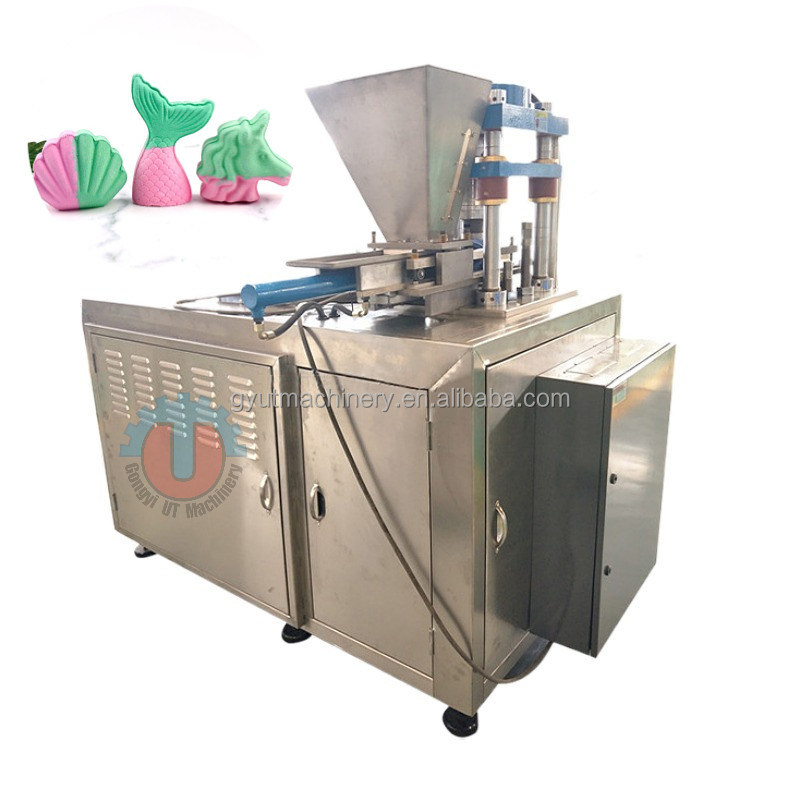 Kleine Bestellungen Vollautomatische Badeballformmaschine zur Herstellung von Quadratrunden Badebomben