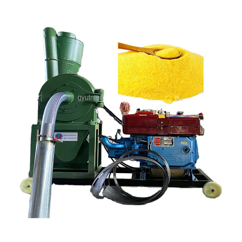 280 mm Rotordurchmesser Tierfuttermaschine zum Feinschleifen und 500 kg/Stunde Produktion