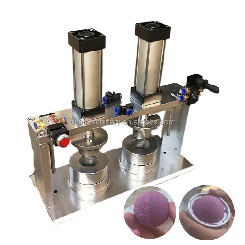 Einfache Bedienung Luftbetriebene Badebombe Mehrfachpresse Maschine 15 kg Gewicht Herzform