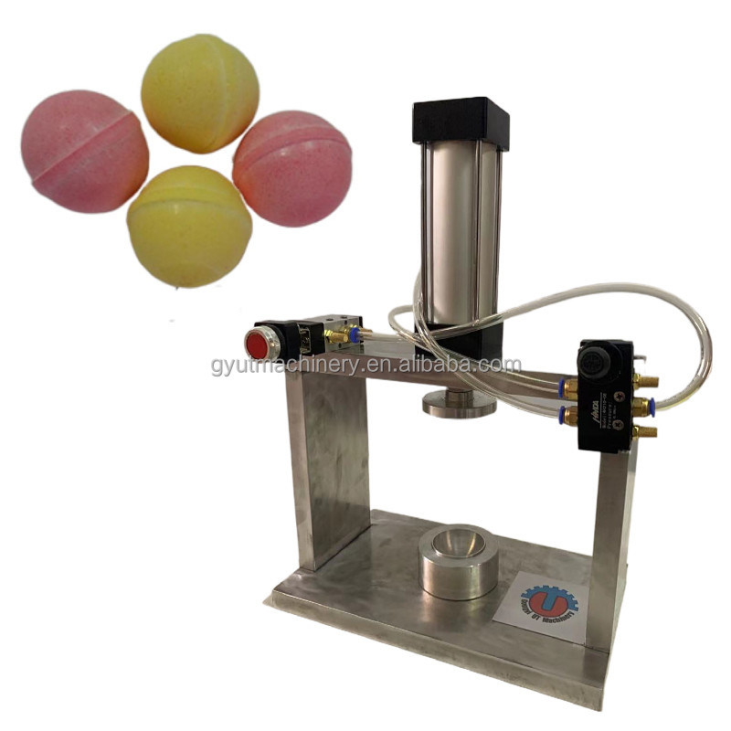 Einfache Bedienung Luftbetriebene Badebombe Mehrfachpresse Maschine 15 kg Gewicht Herzform