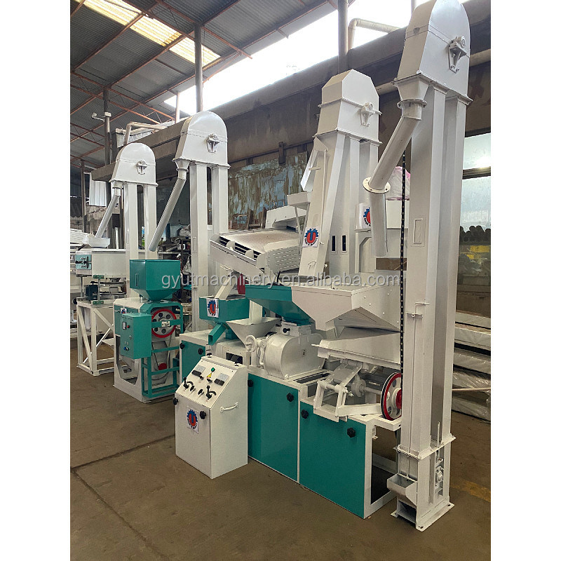 Landwirtschaftliche Funktion Reismühle 15 Tonnen Mini-automatische Reismühle Anlage für braune Reismühle