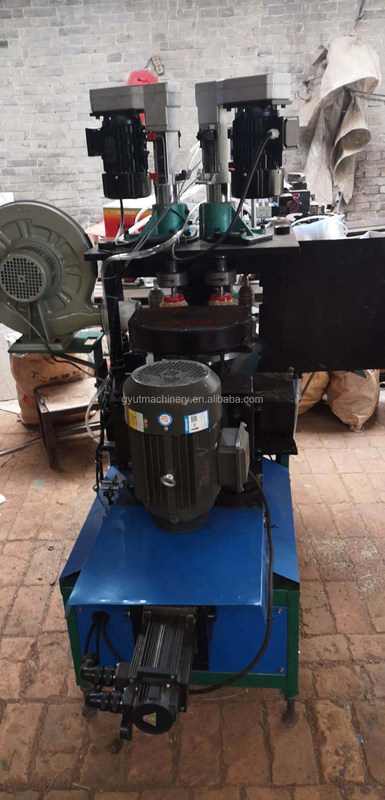 220v Drehte Knotted Bevel Edelstahl Draht Bürste Machinerie mit 2 Löchern / h