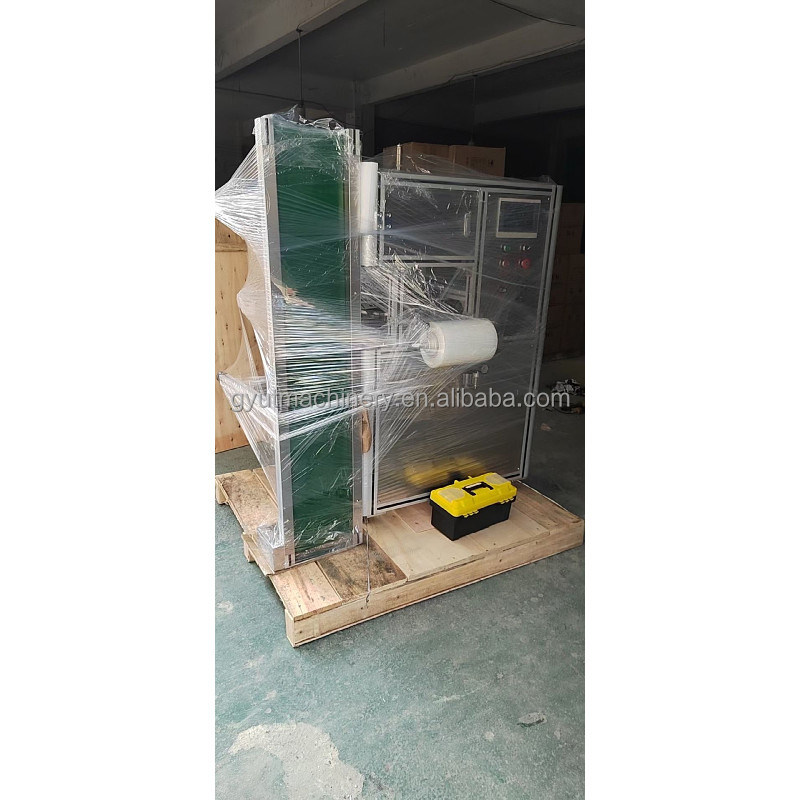 Bequeme Seife Stretch Film Schrumpfverpackungsmaschine für Taschen Luftdruck Rundbar