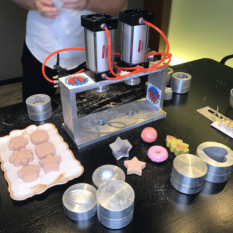 Maschine Typ Badebomben Druckmaschine für maßgeschneiderte Herzstern Kubikkugelform