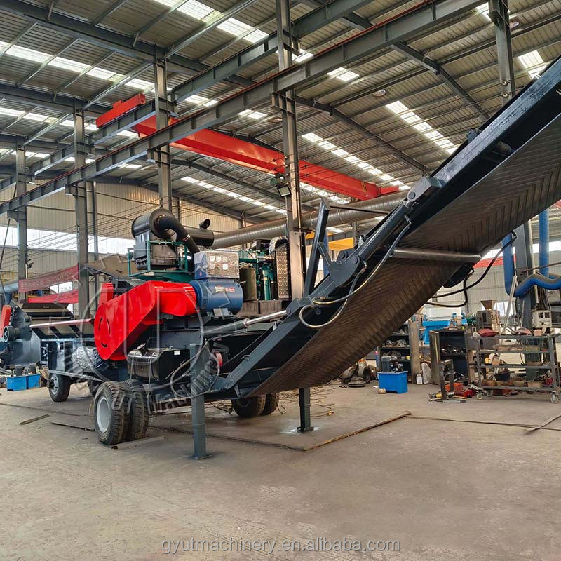 Leistungsstarker Holzspalter zur Verarbeitung von Strohgras und Holzzweigen 3-5cm Holzsplitter