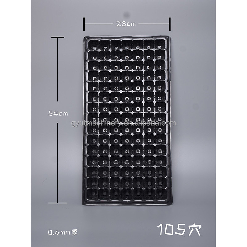 200 Trays pro Stunde Schwarzer Tray Kohlpflanzer für schnelle und genaue Pflanzung