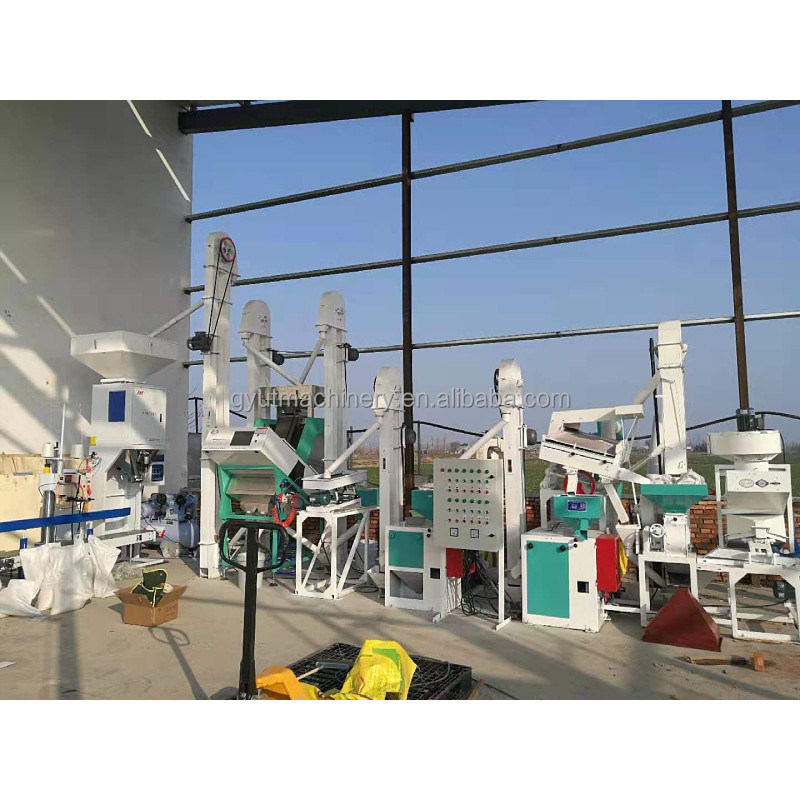 Ghana Weißreisverarbeitung 10T/D Reismühle mit individuellen Produktionsmaschinen