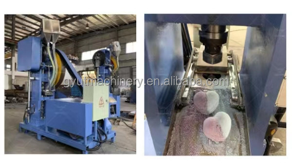 Automatische Badebombenpressmaschine zur Herstellung von 2-farbigen Gas-Badebomben auf dem US-Markt