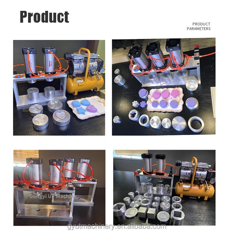 Automatische Badebombenpressmaschine zur Herstellung von 2-farbigen Gas-Badebomben auf dem US-Markt