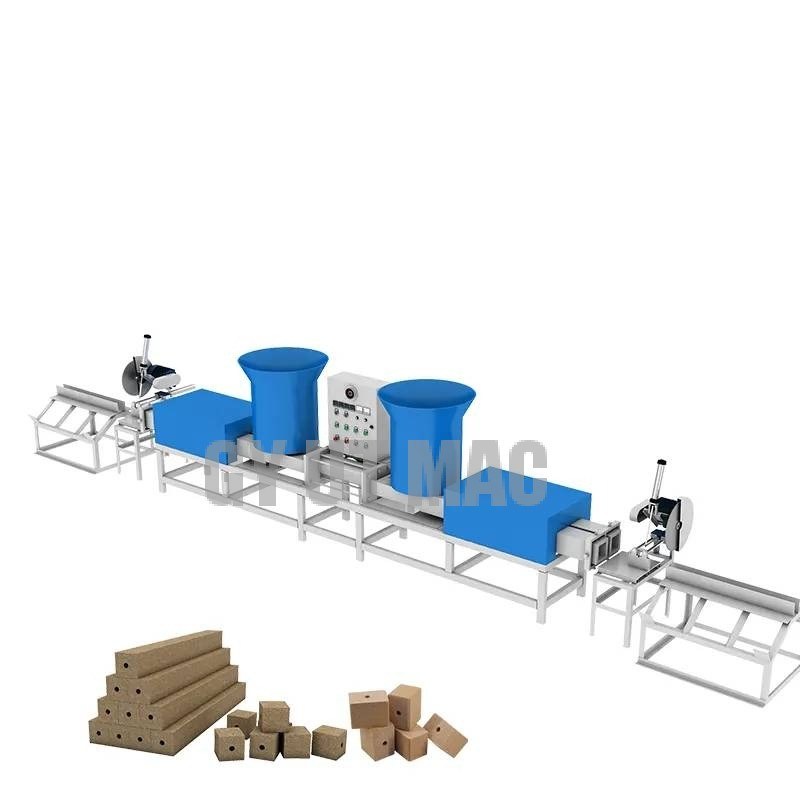 1200 KG Gewicht Hydraulikpresse für UT Druckholz Sägemehl Blockmachmaschine