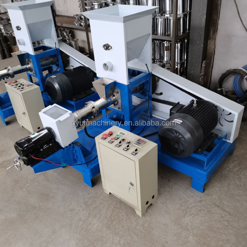 Automatische Arbeit 400-500KG/H Handelsfließende Fischfutter-Pellets für Haustierfutter