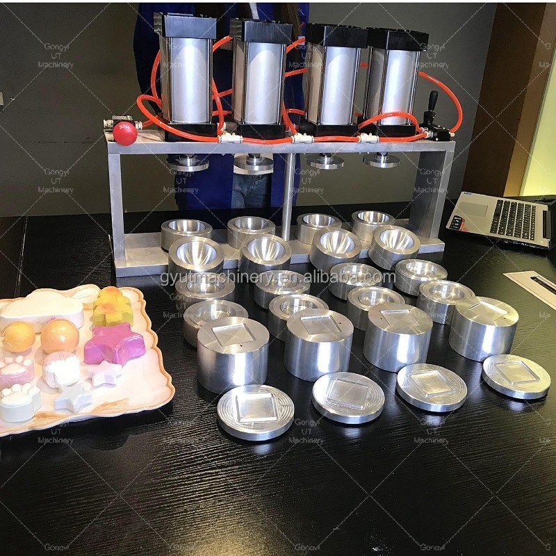 Hohe Produktivität Badebombenpressmaschine für Mineralsalz Block Produktionslinie