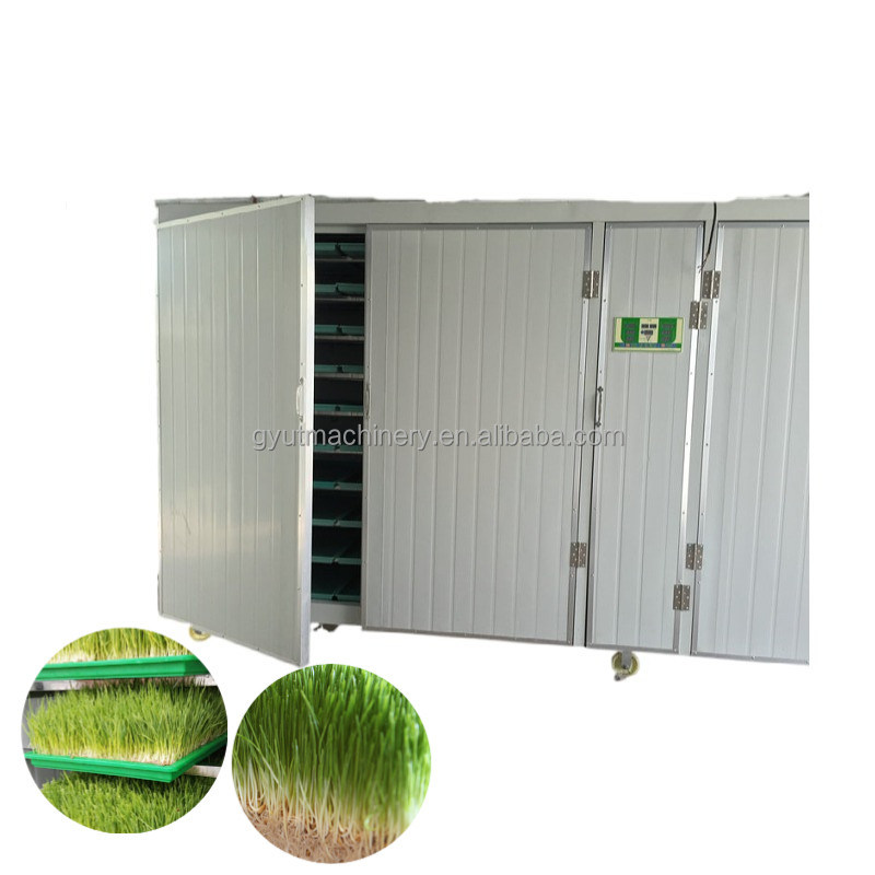 Kompakter Behälter Typ Hydroponisches Gerstefutter Wachstumsraum für optimale Spross-Box Größe