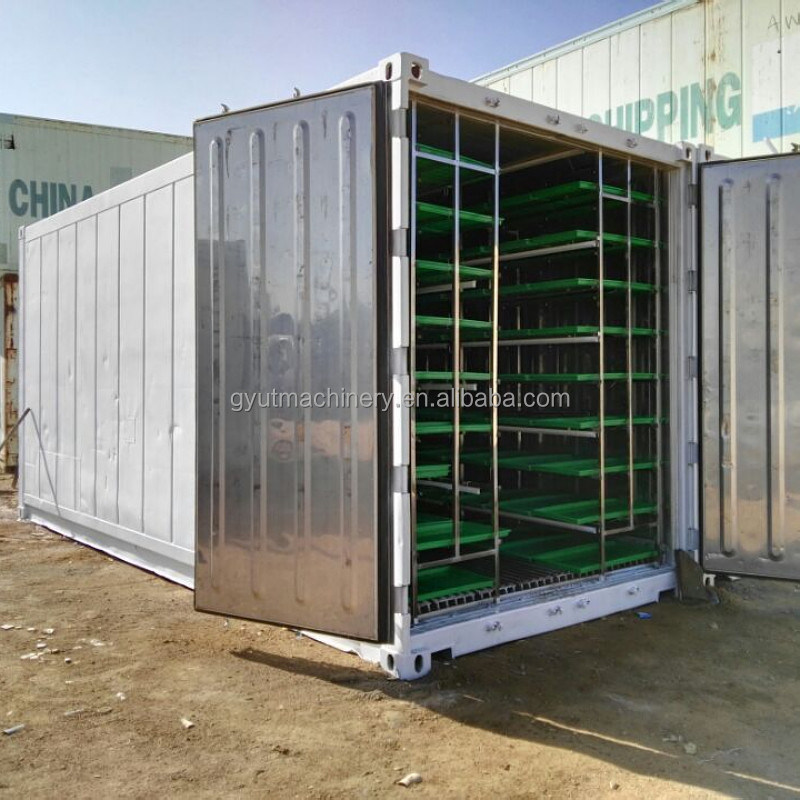 Der Anbau von Gerste ist ein einfaches hydroponisches Futtersystem mit einem schnellen Produktionszyklus