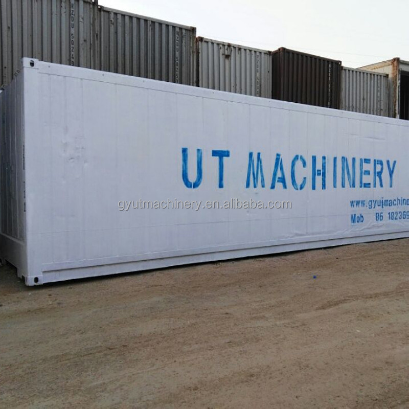 40HQ Container Gewächshaus Landwirtschaftliche automatisierte Sprossmaschinenraum für Bekleidungsgeschäfte