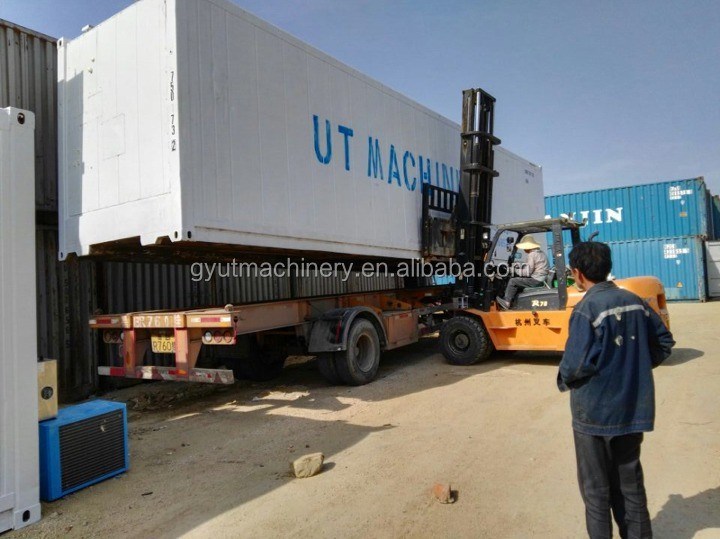 64pcx Sprossbox Stoßfänger Versandbehälter LED Wachstumslicht für die Geflügelfutterproduktion